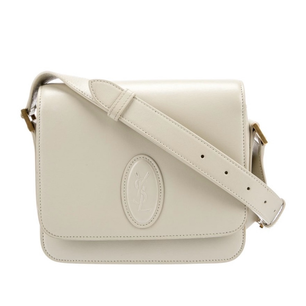 Saint Laurent Cream Shoulder Bag Le 61
